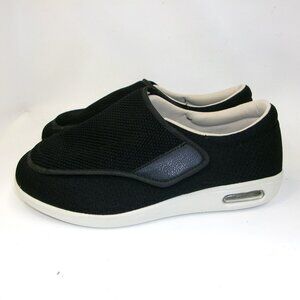 Youyun Black Orthopedic Comfort Walking Shoes Mens‎ 10.5 Womens 11.5 Unisex